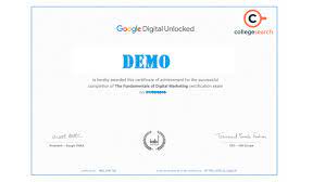 online marketing certificaat google