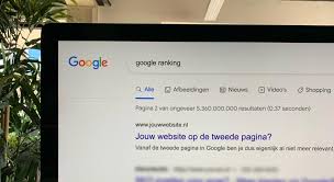 hoger in google wordpress