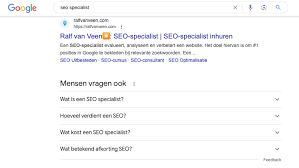 seo diensten prijs