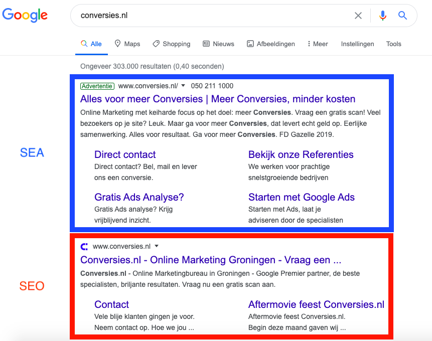 seo website betekenis